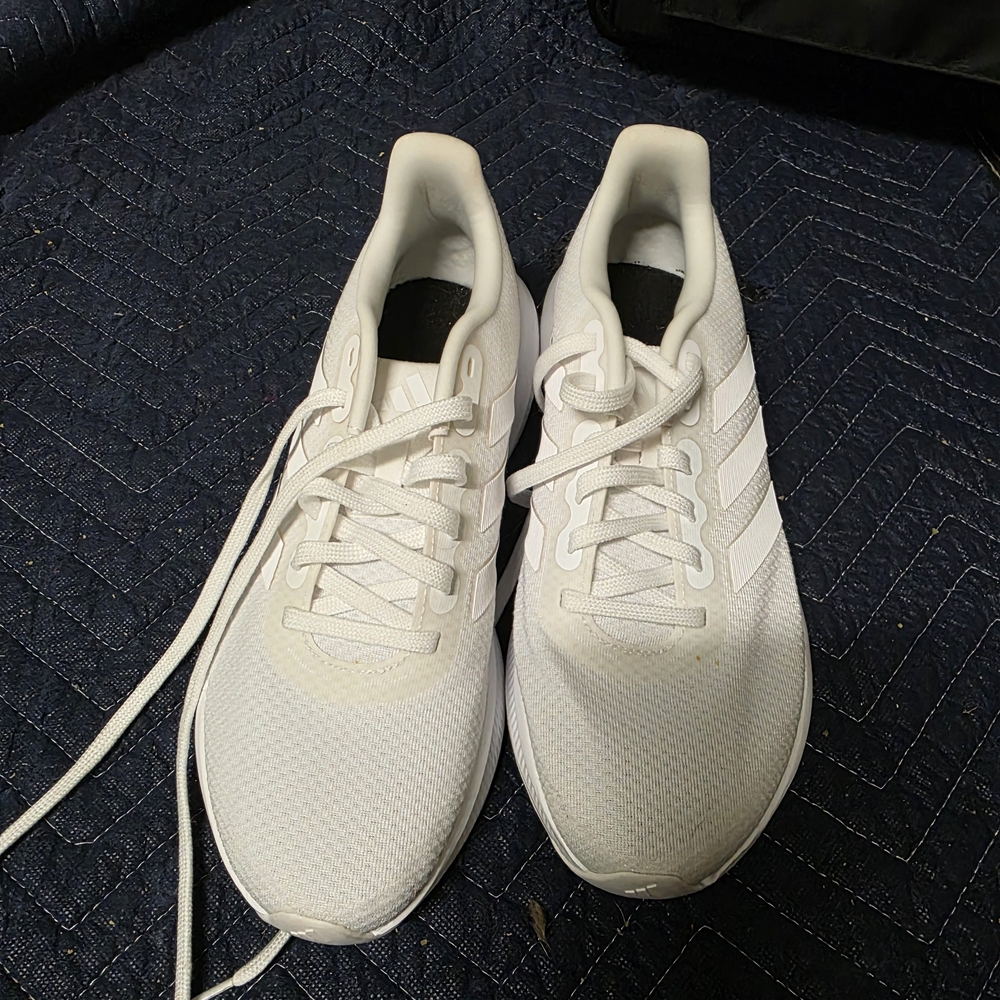 Adidas Men's White Athletic Sneakers